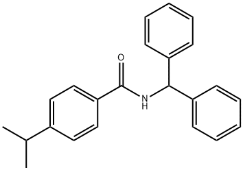 N-benzhydryl-4-isopropylbenzamide 구조식 이미지