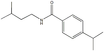 N-isopentyl-4-isopropylbenzamide Structure