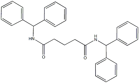 N~1~,N~5~-dibenzhydrylpentanediamide Structure