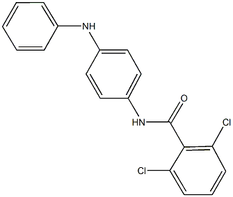 N-(4-anilinophenyl)-2,6-dichlorobenzamide 구조식 이미지