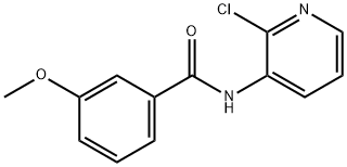 N-(2-chloro-3-pyridinyl)-3-methoxybenzamide 구조식 이미지
