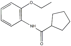 N-(2-ethoxyphenyl)cyclopentanecarboxamide 구조식 이미지