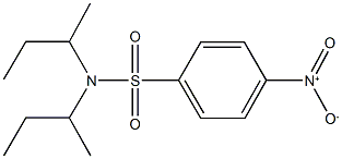 N,N-di(sec-butyl)-4-nitrobenzenesulfonamide 구조식 이미지