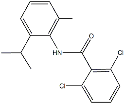 2,6-dichloro-N-(2-isopropyl-6-methylphenyl)benzamide Structure