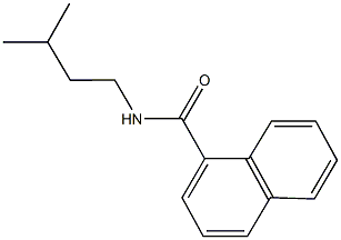 N-isopentyl-1-naphthamide Structure