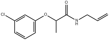 N-allyl-2-(3-chlorophenoxy)propanamide 구조식 이미지