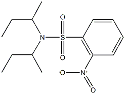 N,N-di(sec-butyl)-2-nitrobenzenesulfonamide 구조식 이미지