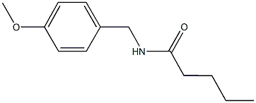 N-(4-methoxybenzyl)pentanamide Structure