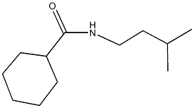N-isopentylcyclohexanecarboxamide Structure