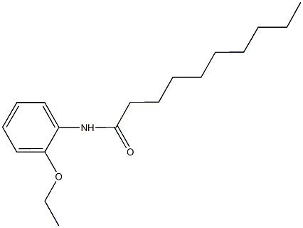 N-(2-ethoxyphenyl)decanamide Structure