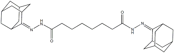 N'~1~,N'~8~-ditricyclo[3.3.1.1~3,7~]dec-2-ylideneoctanedihydrazide 구조식 이미지