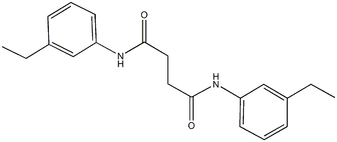 N~1~,N~4~-bis(3-ethylphenyl)succinamide 구조식 이미지