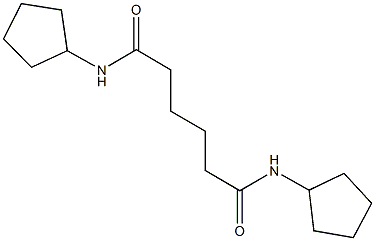 N~1~,N~6~-dicyclopentylhexanediamide Structure