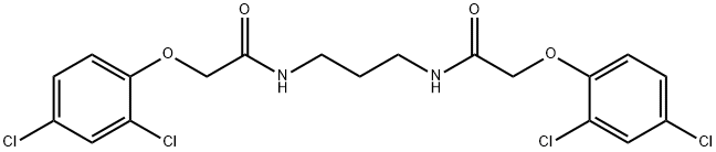 2-(2,4-dichlorophenoxy)-N-(3-{[(2,4-dichlorophenoxy)acetyl]amino}propyl)acetamide Structure