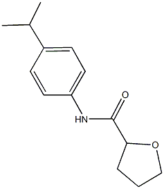 N-(4-isopropylphenyl)tetrahydro-2-furancarboxamide Structure