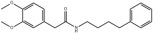 2-(3,4-dimethoxyphenyl)-N-(4-phenylbutyl)acetamide Structure