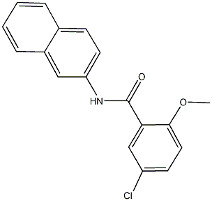 5-chloro-2-methoxy-N-(2-naphthyl)benzamide Structure