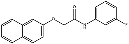 N-(3-fluorophenyl)-2-(2-naphthyloxy)acetamide Structure