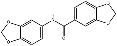 N-(1,3-benzodioxol-5-yl)-1,3-benzodioxole-5-carboxamide Structure