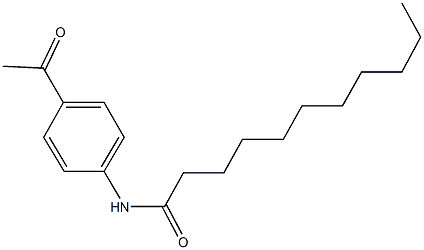 N-(4-acetylphenyl)undecanamide 구조식 이미지