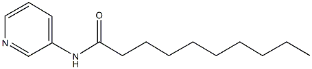 N-(3-pyridinyl)decanamide Structure