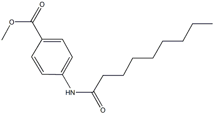 methyl 4-(nonanoylamino)benzoate 구조식 이미지