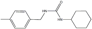 N-cyclohexyl-N'-(4-methylbenzyl)urea 구조식 이미지