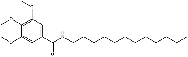 N-dodecyl-3,4,5-trimethoxybenzamide 구조식 이미지