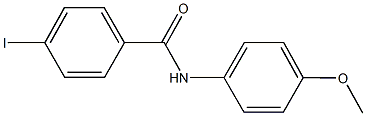 4-iodo-N-(4-methoxyphenyl)benzamide 구조식 이미지