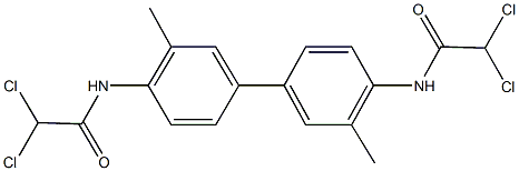2,2-dichloro-N-{4'-[(dichloroacetyl)amino]-3,3'-dimethyl[1,1'-biphenyl]-4-yl}acetamide Structure