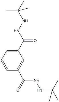 N'~1~,N'~3~-di(tert-butyl)isophthalohydrazide 구조식 이미지