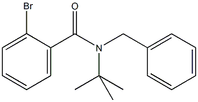 N-benzyl-2-bromo-N-(tert-butyl)benzamide 구조식 이미지