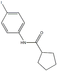 N-(4-iodophenyl)cyclopentanecarboxamide 구조식 이미지