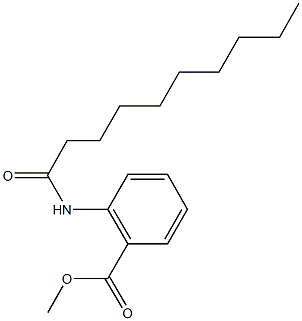 methyl2-(decanoylamino)benzoate Structure