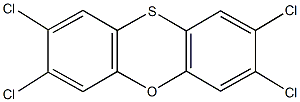 2,3,7,8-tetrachlorophenoxathiin Structure