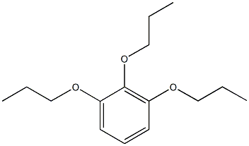 1,2,3-tripropoxybenzene 구조식 이미지