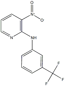 3-nitro-2-[3-(trifluoromethyl)anilino]pyridine Structure