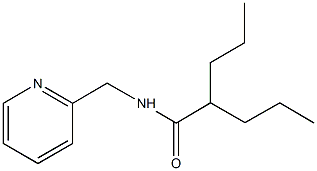 2-propyl-N-(2-pyridinylmethyl)pentanamide Structure