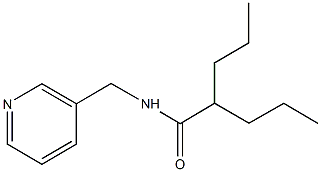 2-propyl-N-(3-pyridinylmethyl)pentanamide Structure