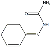 cyclohex-2-en-1-one semicarbazone Structure