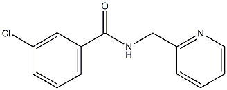 3-chloro-N-(2-pyridinylmethyl)benzamide Structure