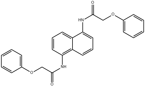 2-phenoxy-N-{5-[(phenoxyacetyl)amino]-1-naphthyl}acetamide Structure