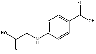 4-[(carboxymethyl)amino]benzoic acid 구조식 이미지