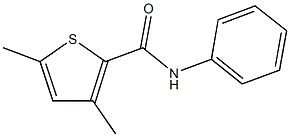 3,5-dimethyl-N-phenyl-2-thiophenecarboxamide 구조식 이미지