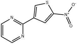 2-{5-nitro-3-thienyl}pyrimidine 구조식 이미지