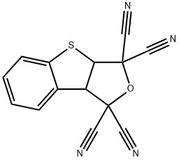 3a,8b-dihydro[1]benzothieno[2,3-c]furan-1,1,3,3-tetracarbonitrile Structure