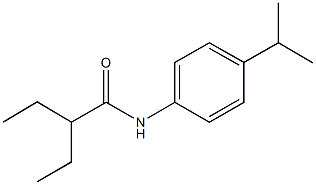 2-ethyl-N-(4-isopropylphenyl)butanamide Structure