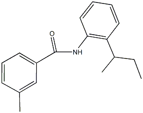 N-(2-sec-butylphenyl)-3-methylbenzamide Structure