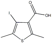 4-iodo-2,5-dimethylthiophene-3-carboxylic acid Structure