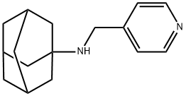 N-(1-adamantyl)-N-(4-pyridinylmethyl)amine 구조식 이미지